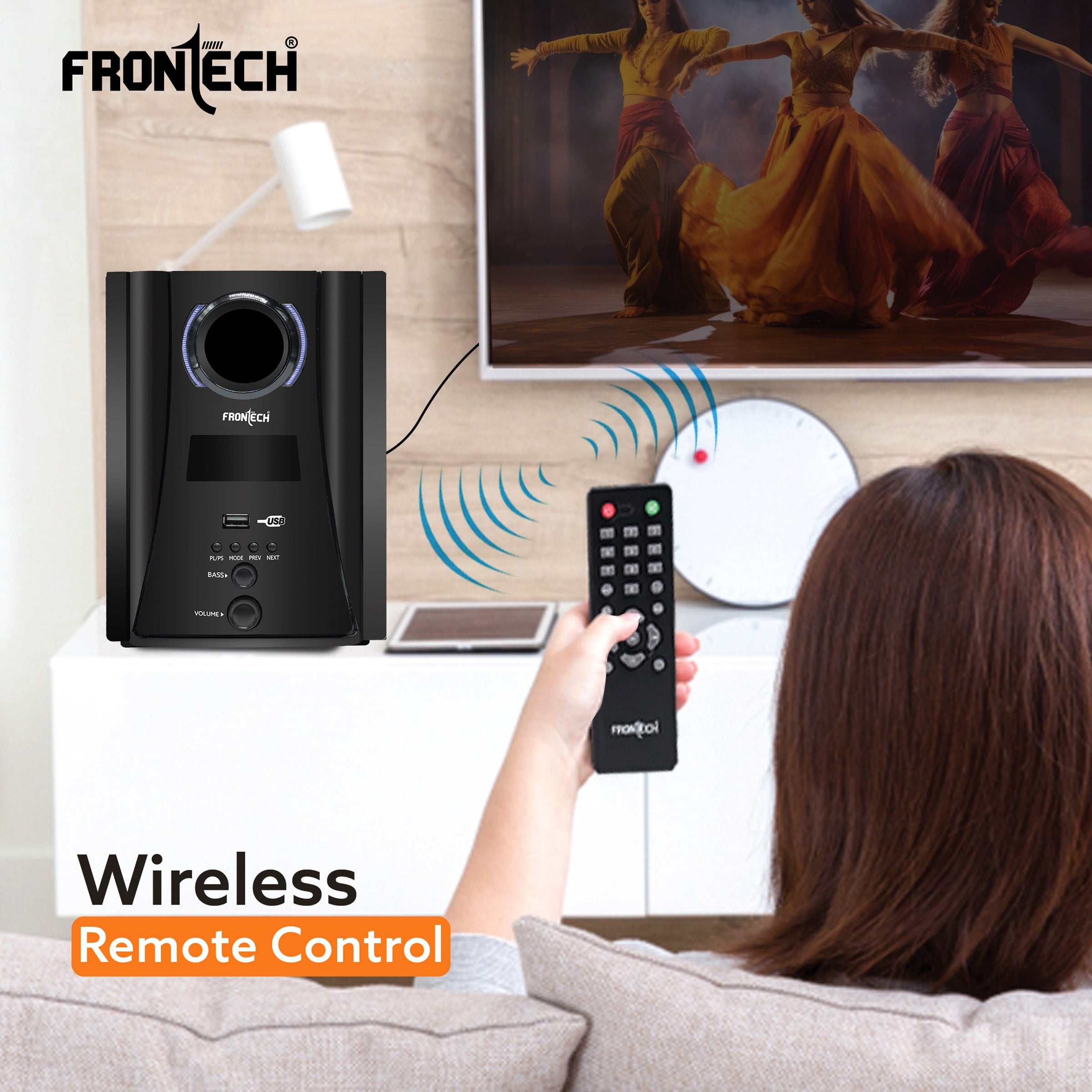 Frontech 2.1 Channel Speaker System (3918) Frontech 2.1 Channel Speaker System (3918)